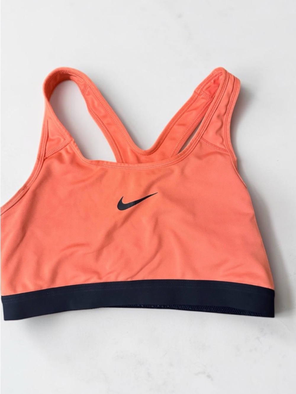 Nike Dri-FIT Coral Sports Bra Medium Support Racerback Size M